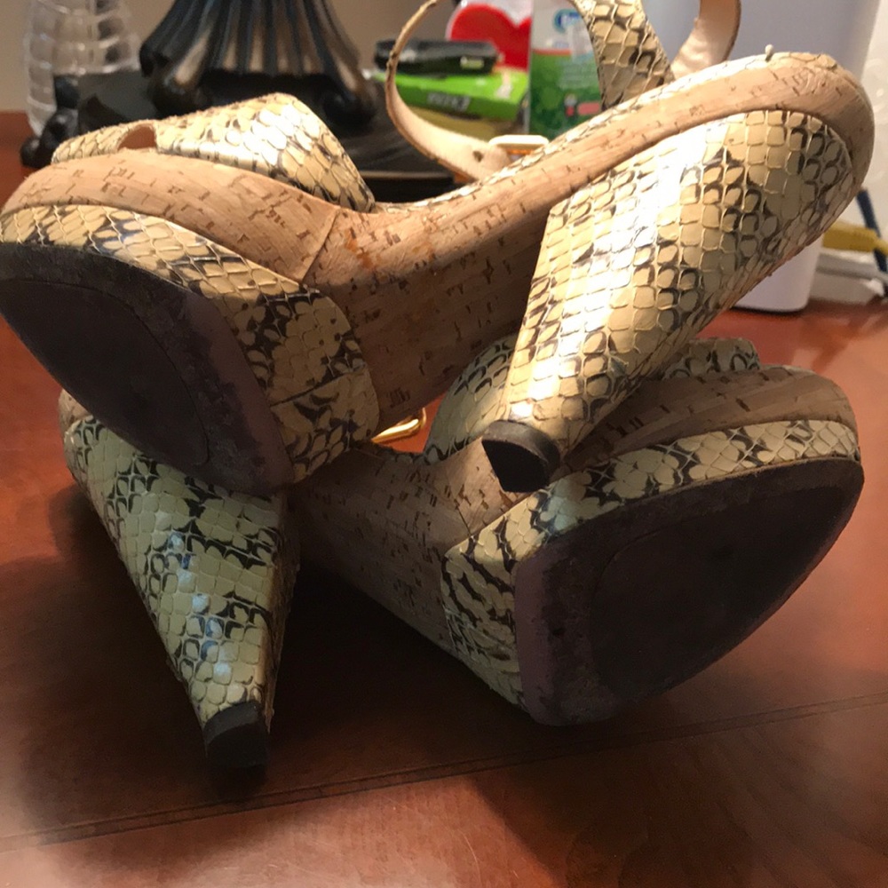 Prada python sandals Sz 37 - Picture 5 of 5